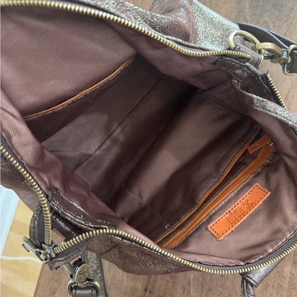 HOBO Coffee Galaxy Leather Handbag